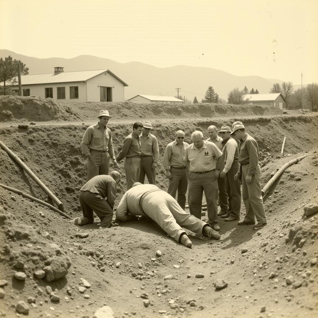 The construction site of the Boise State Environmental Research Building