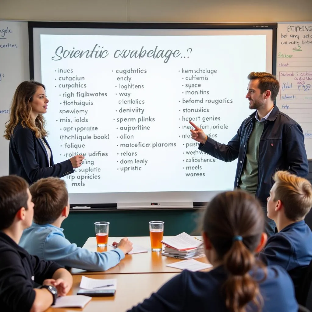 Content-Specific Vocabulary in a Science Classroom