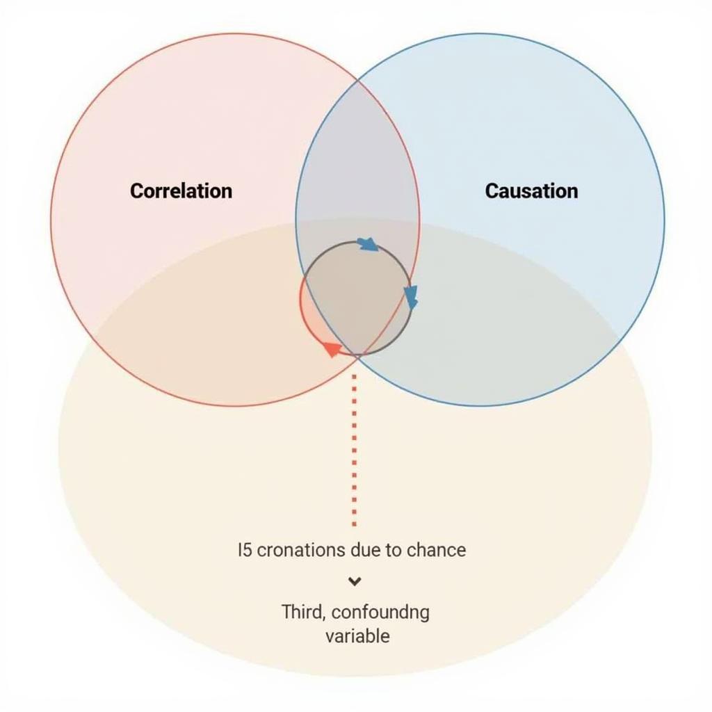 Correlation vs. Causation Diagram