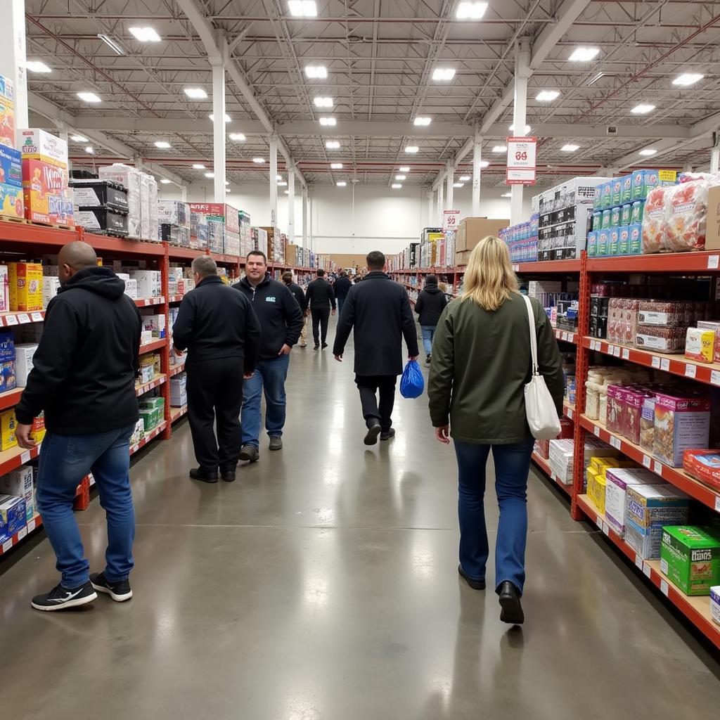 Interior of Costco on Research Blvd