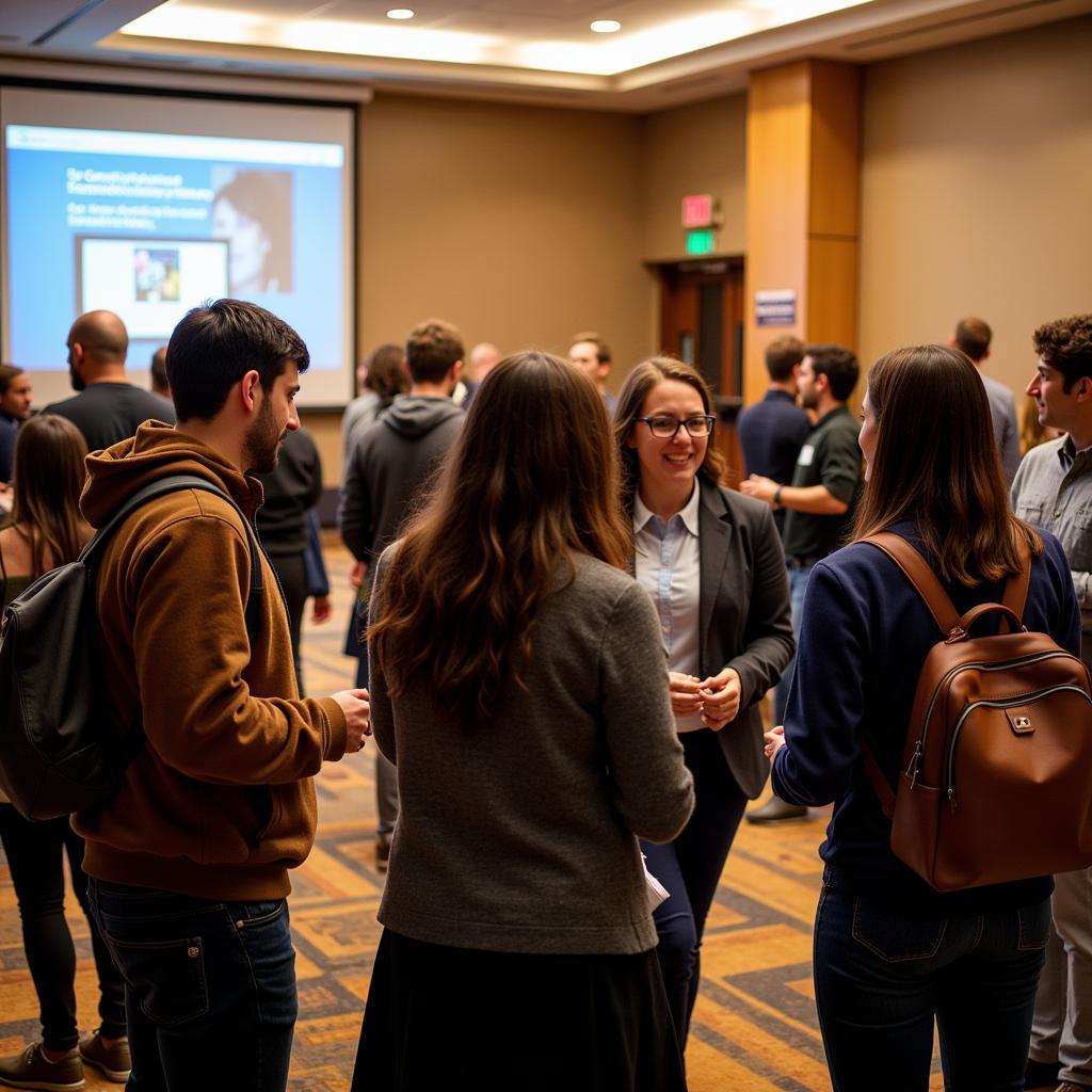 Attendees Networking at the CUR Annual Conference