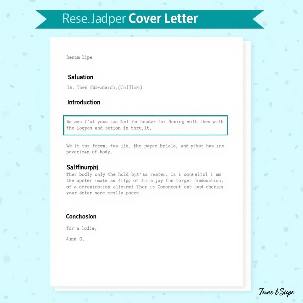 key elements of a research paper cover letter