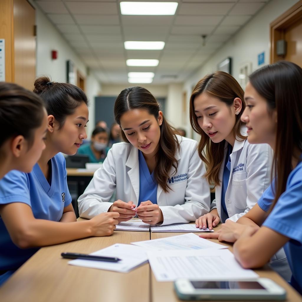 Creighton Med School research team collaborating