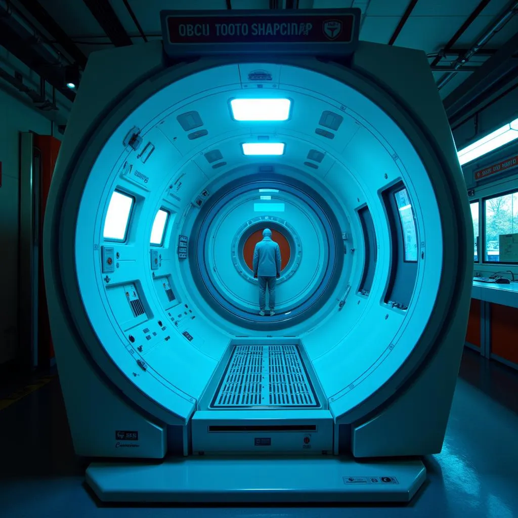 Interior of a Cryogenic Pod