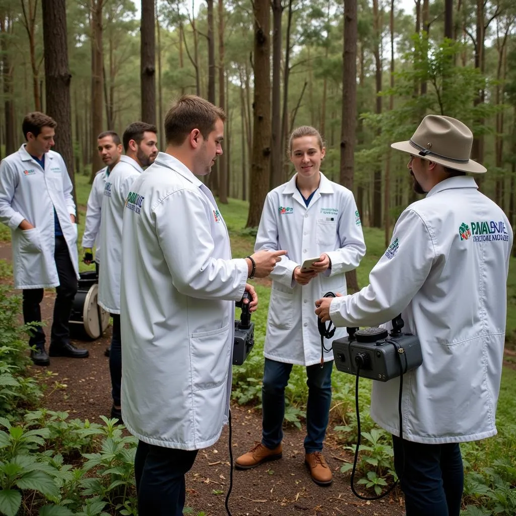 CSIRO scientists conducting field research