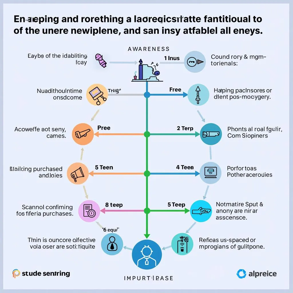 Customer Journey Stages Illustration