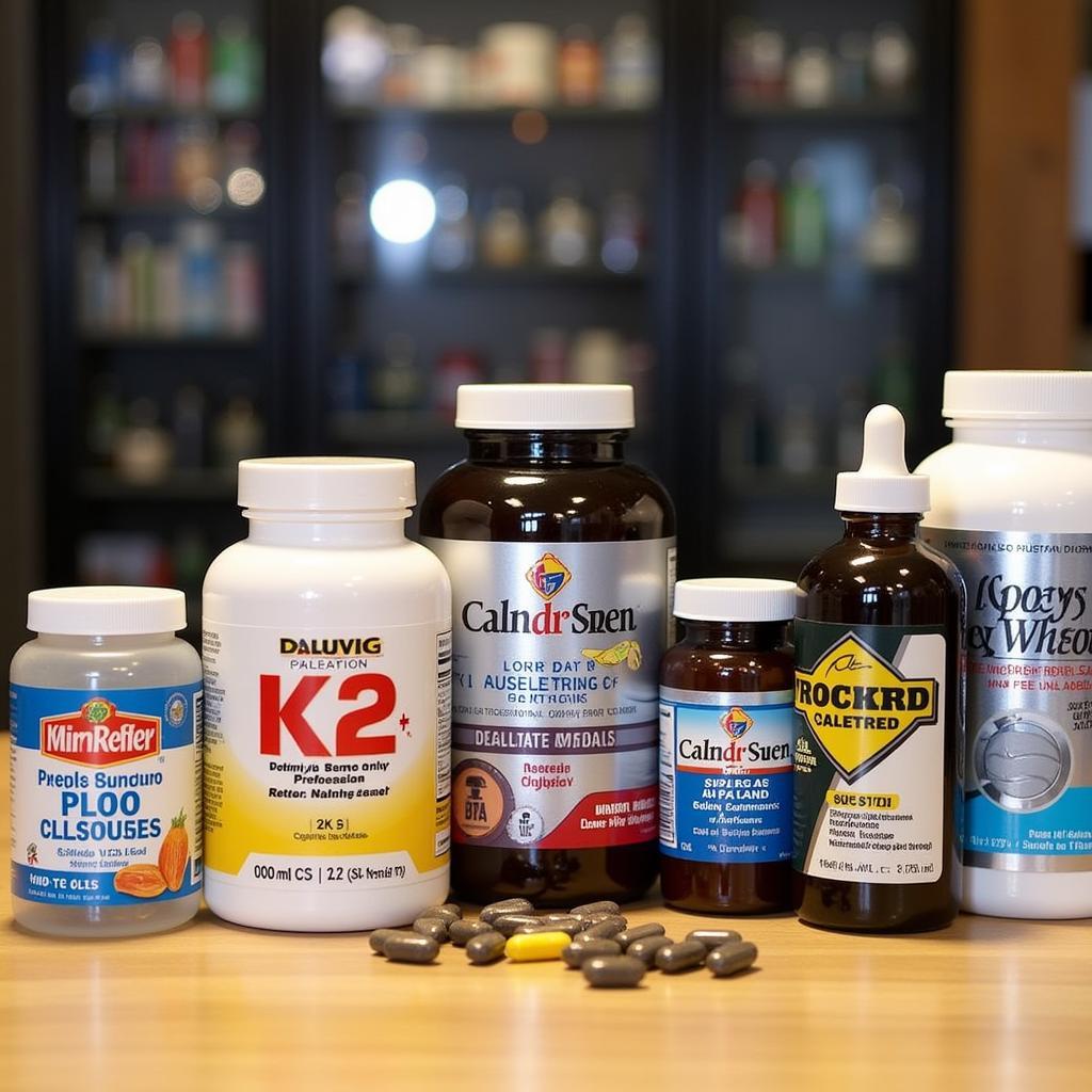 Variety of D3 and K2 Supplements for Athletes