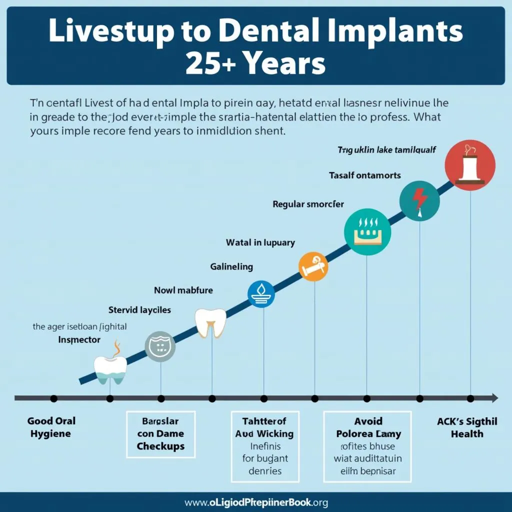 Factors affecting dental implant lifespan