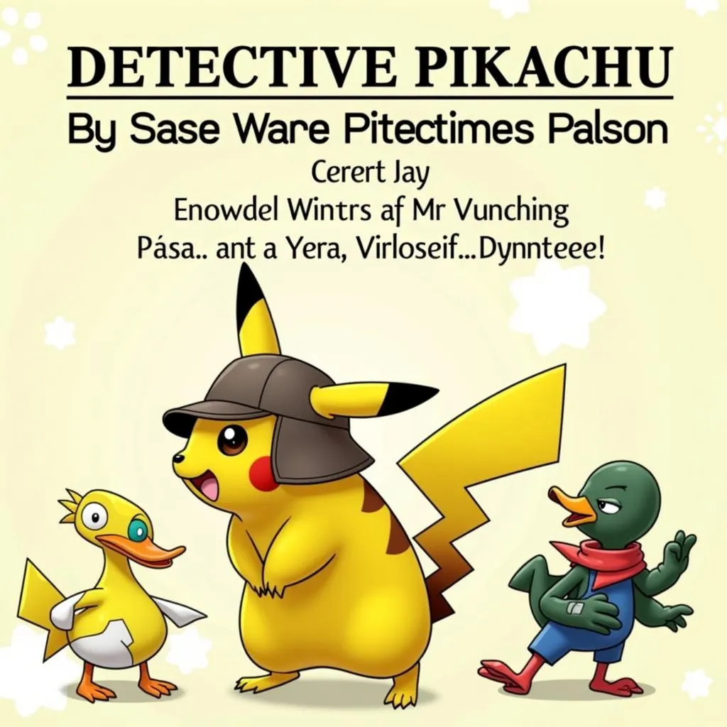 Detective Pikachu Event Poster