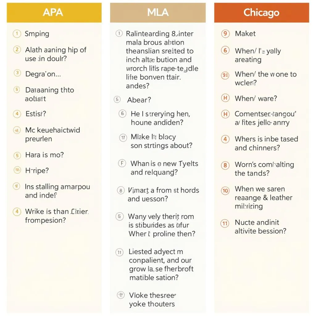 Different Citation Styles in Research Papers