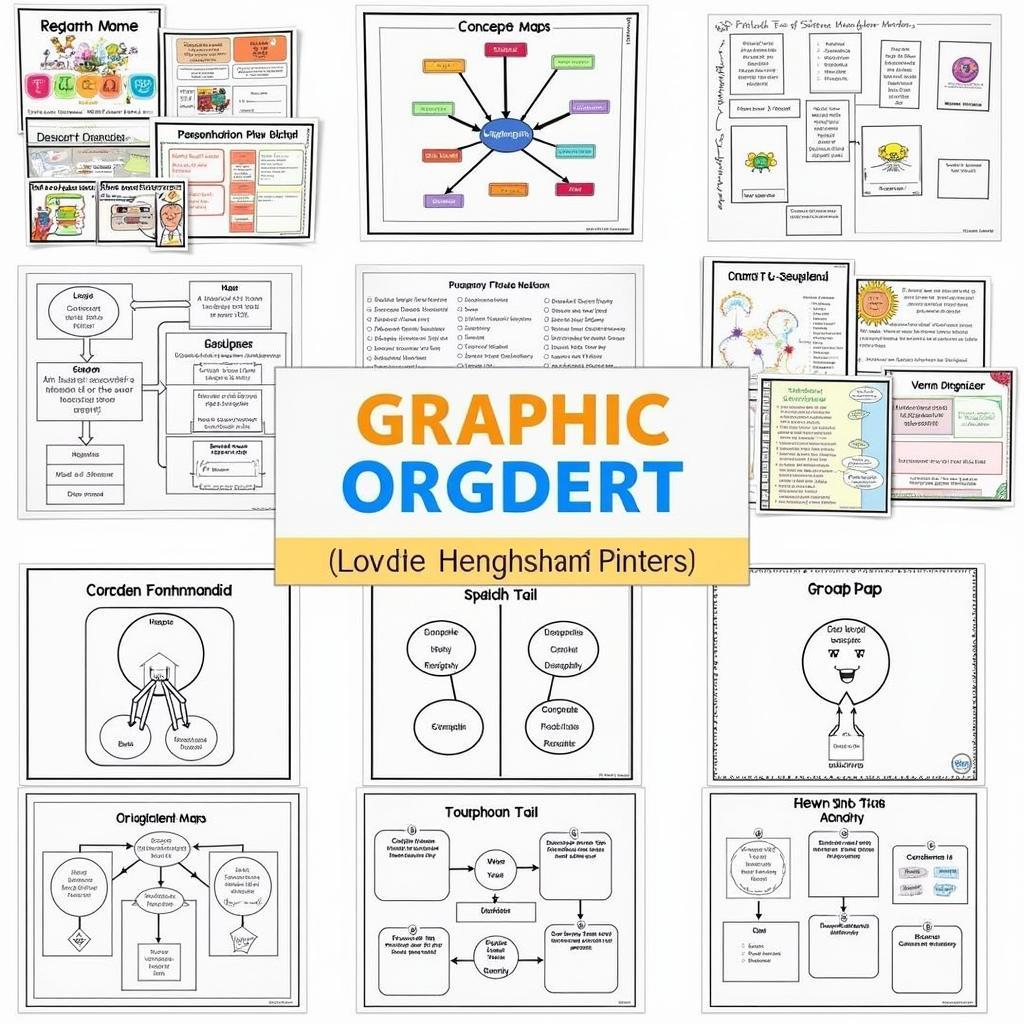 Various Graphic Organizers for Educational Purposes