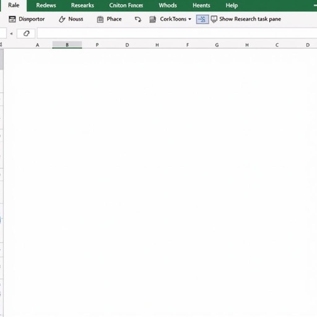 Disabling the Excel Research Pane