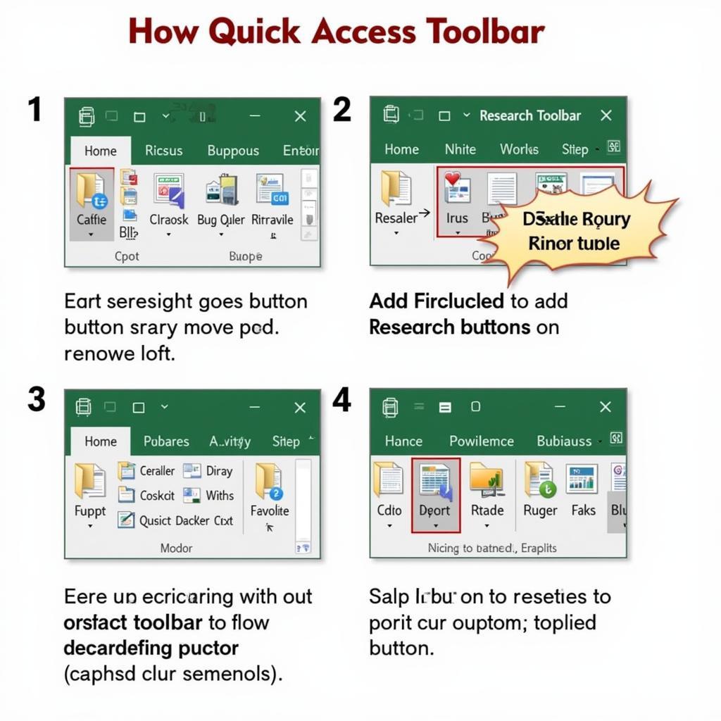 Adding Disable Research to Quick Access Toolbar