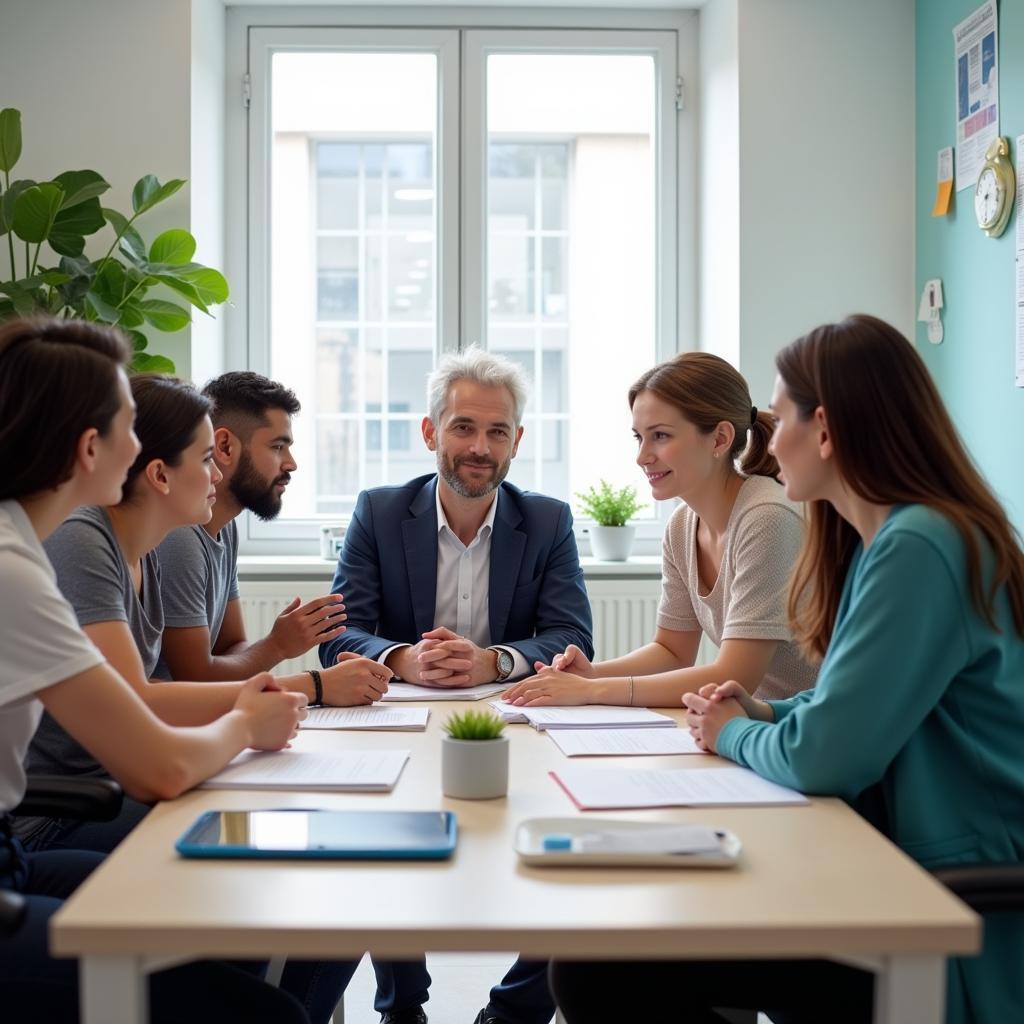 Diverse Patient Group Participating in a Clinical Trial