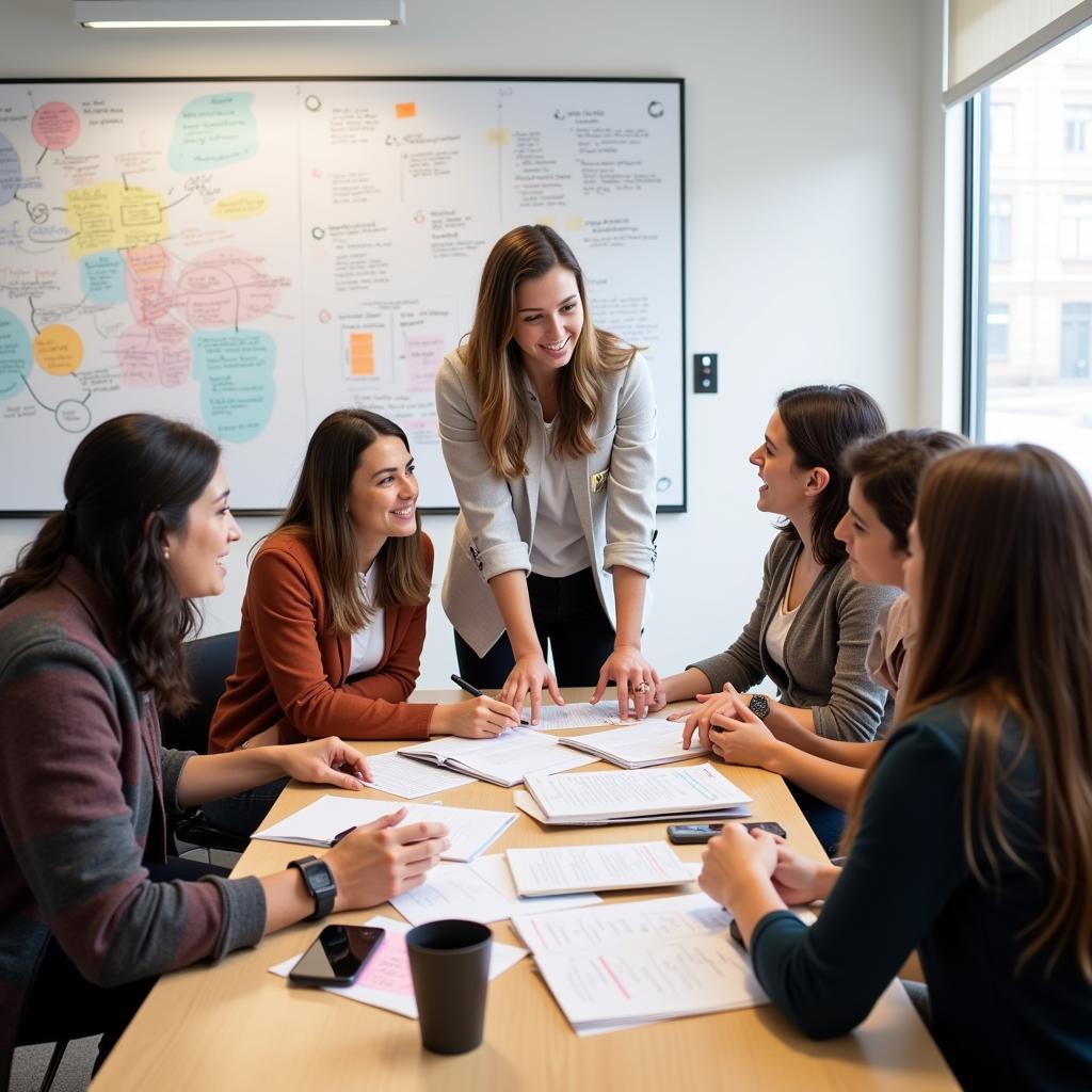 Diverse Research Team Collaborating on Health Equity Project