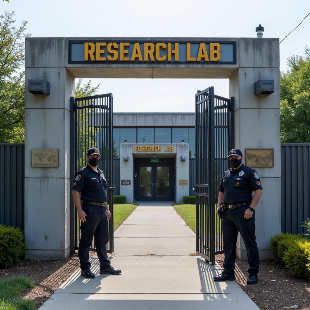 A Secure Entrance to a DARPA Research Lab