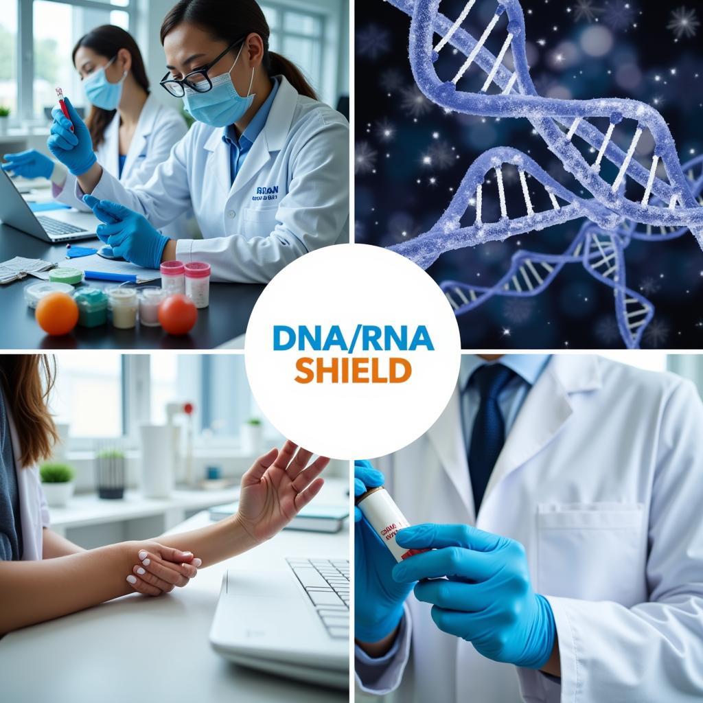 Applications of DNA/RNA Shield in various research fields.