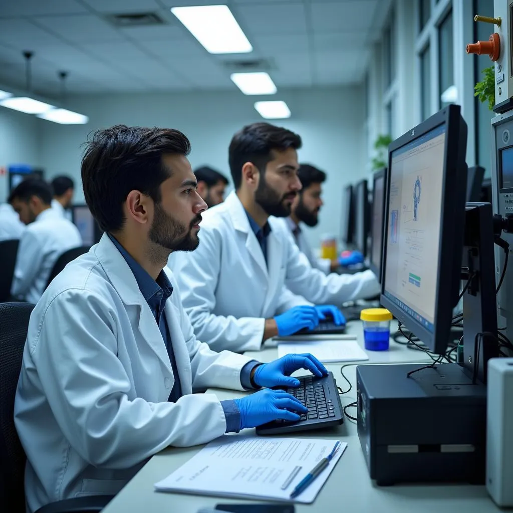 DRDO Scientists in Laboratory