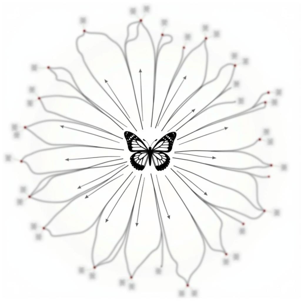 Ecological Model Demonstrating the Butterfly Effect