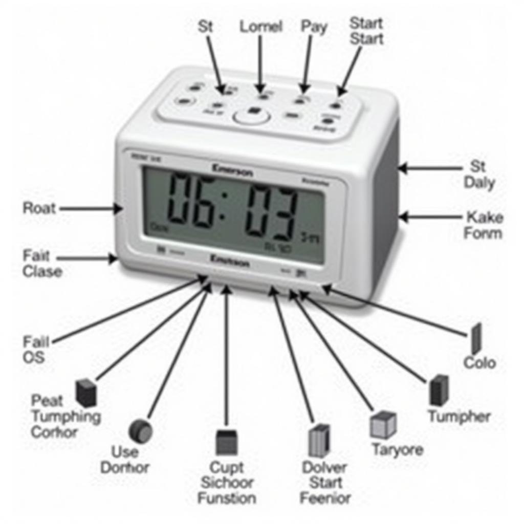 Emerson Smartset Alarm Clock Button Functions