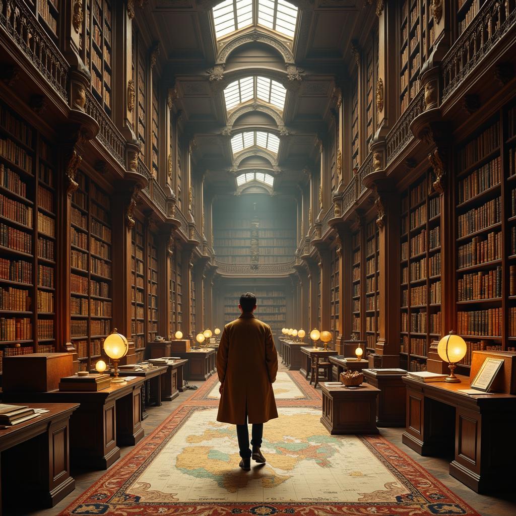 Empire Research in a Grand Library