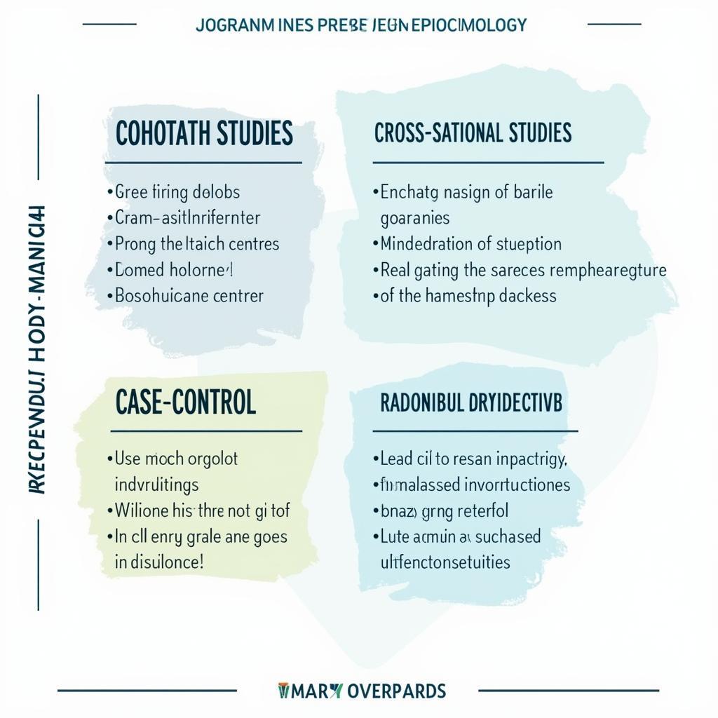 epidemiological research methods chart