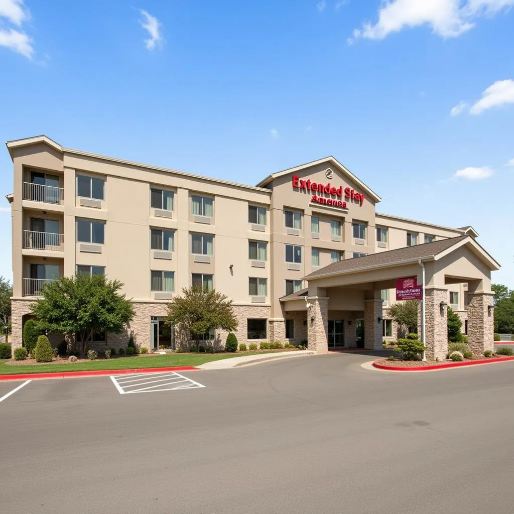 Exterior view of Extended Stay America Austin Northwest Research Park