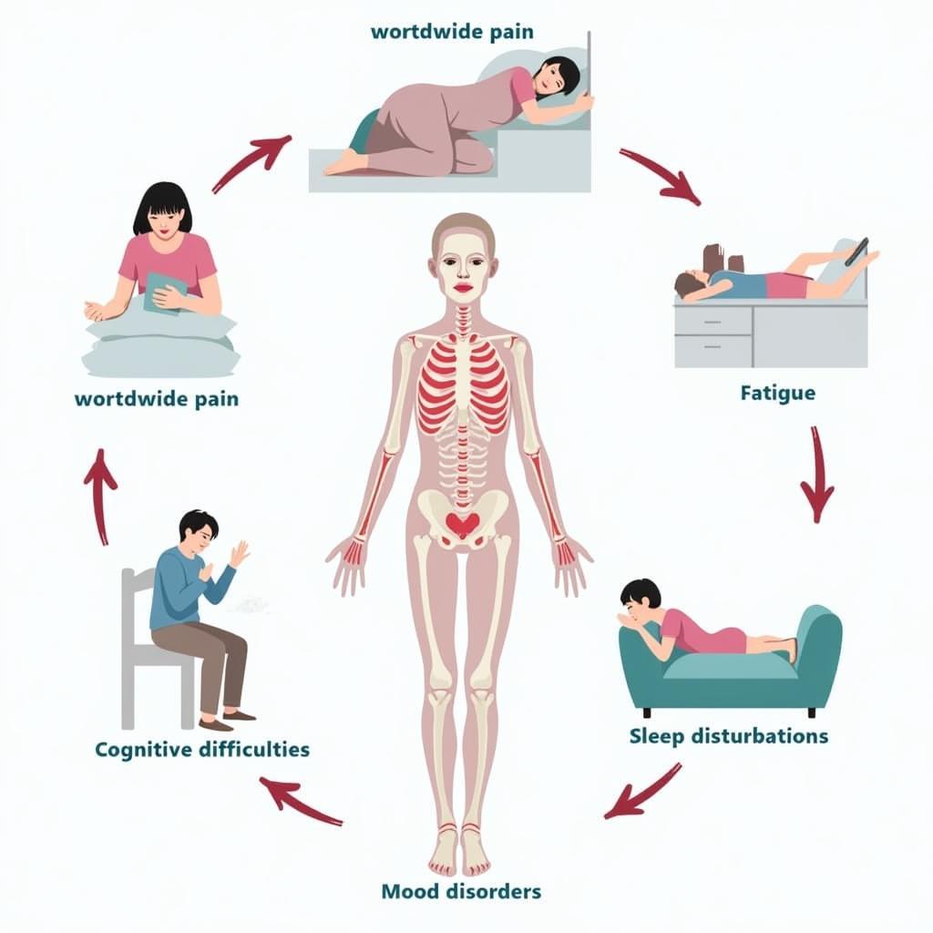 Fibromyalgia Symptoms Illustrated