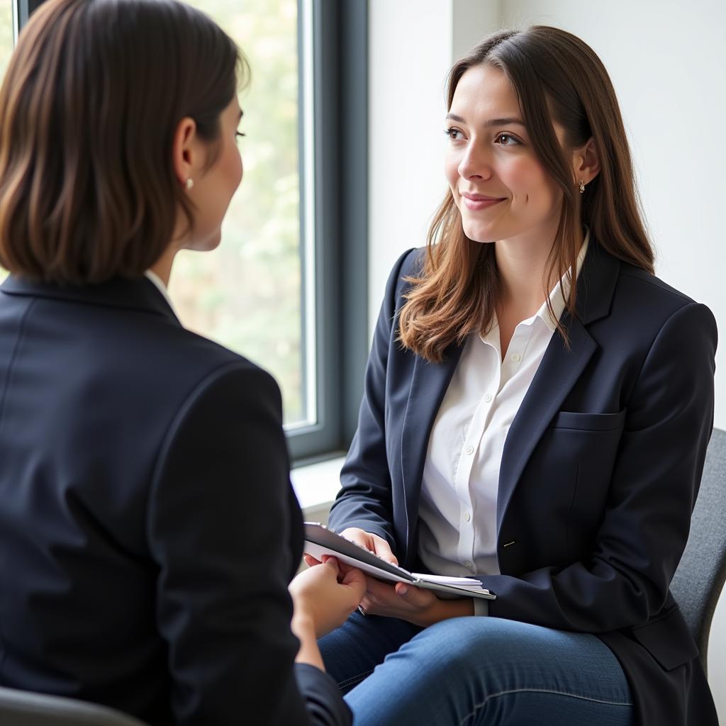 Finance Students Preparing for Interview