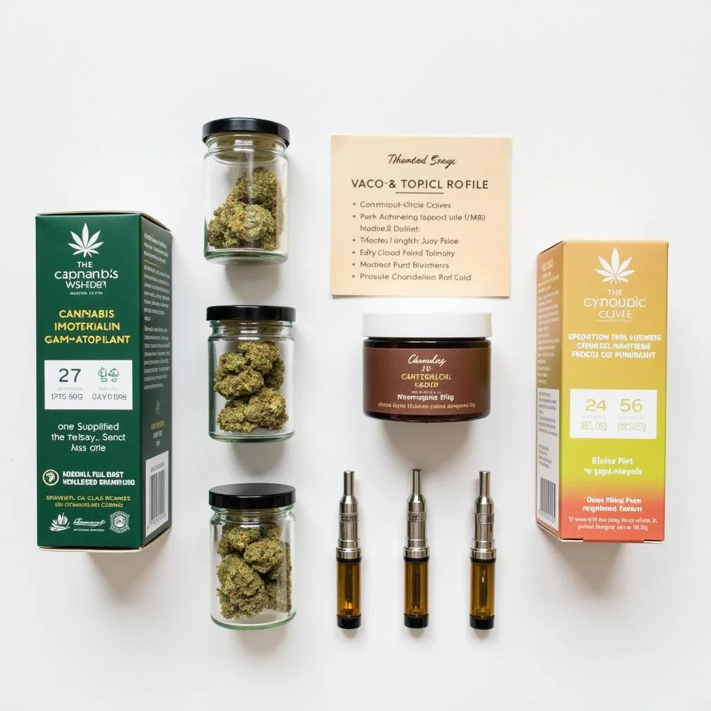 A wide array of cannabis products displayed at Fine Fettle Dispensary, Stamford