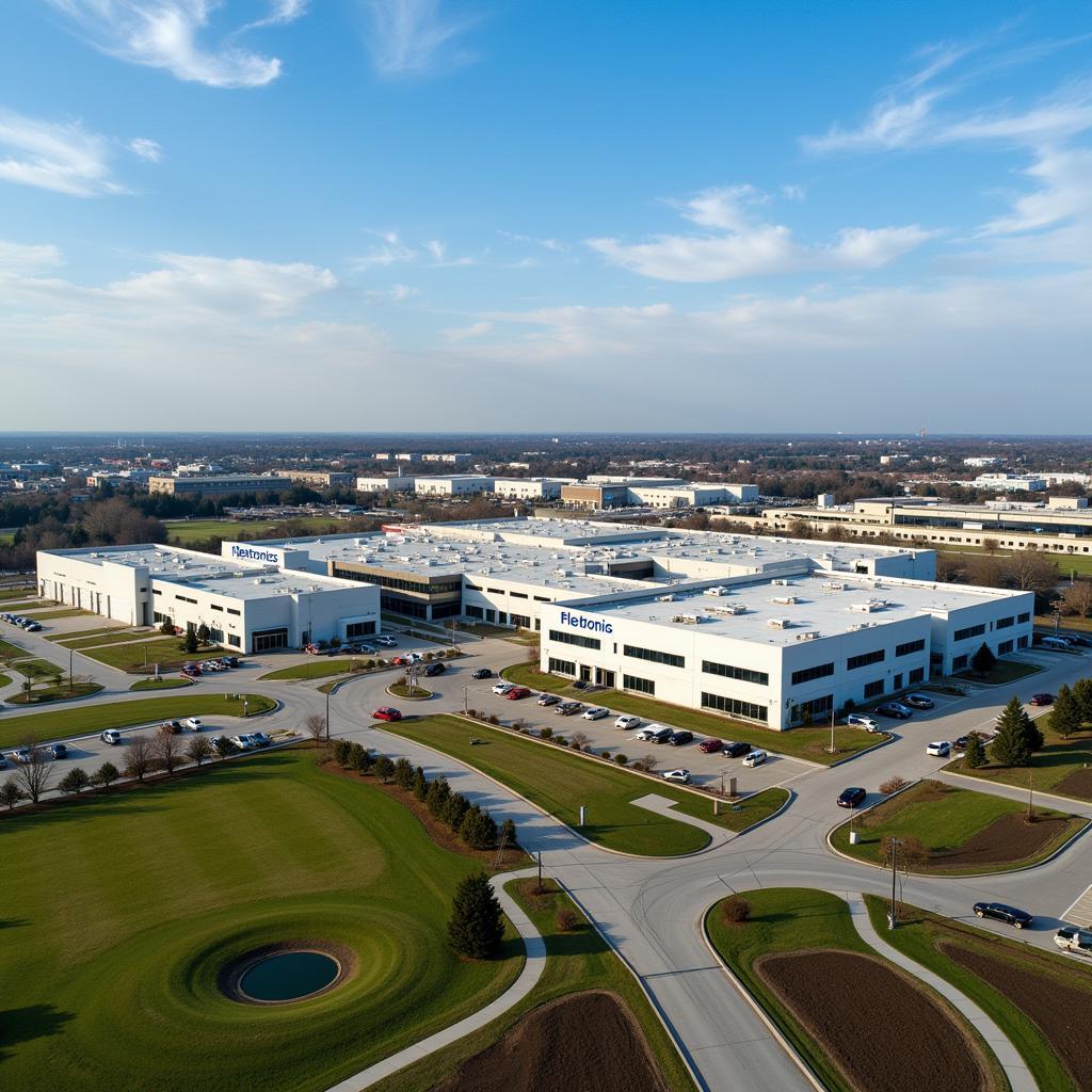 Flextronics Research Blvd Aerial View