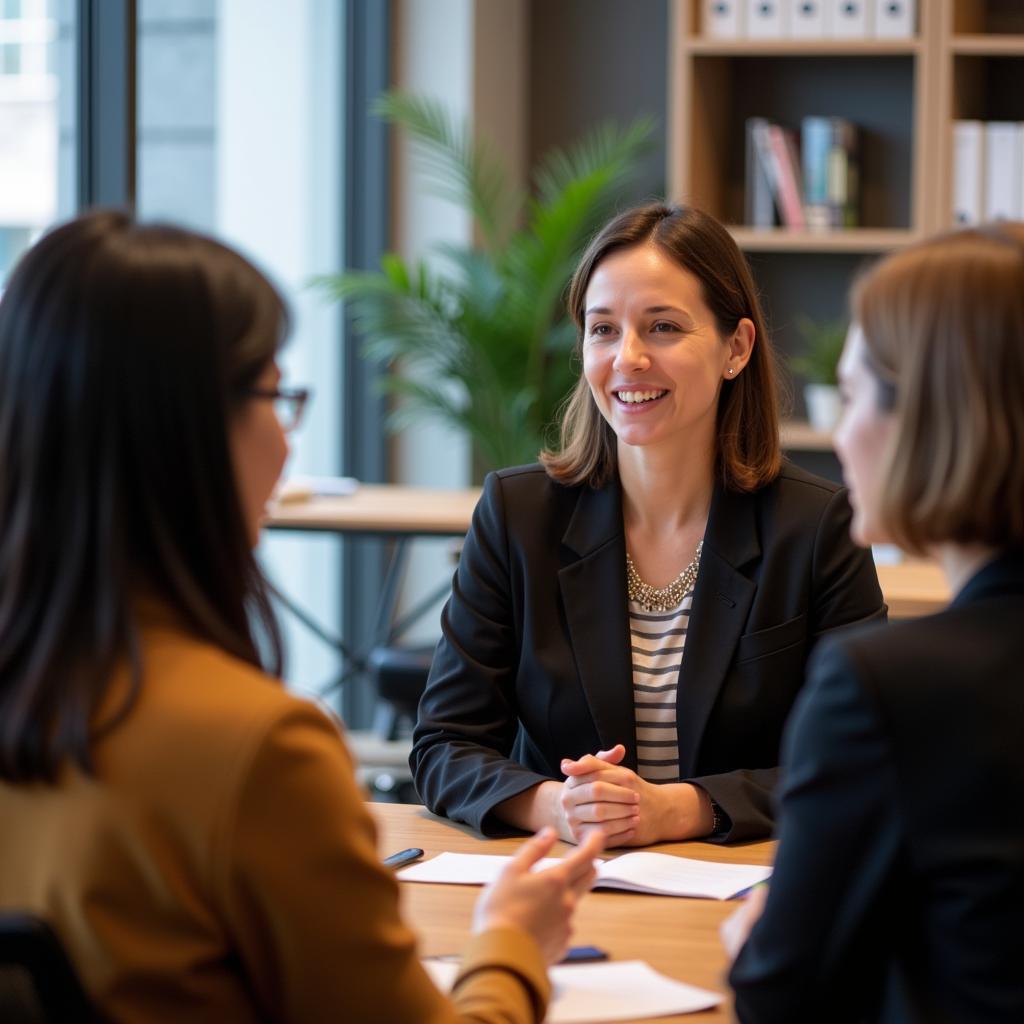 Focus Group Moderator Leading a Discussion