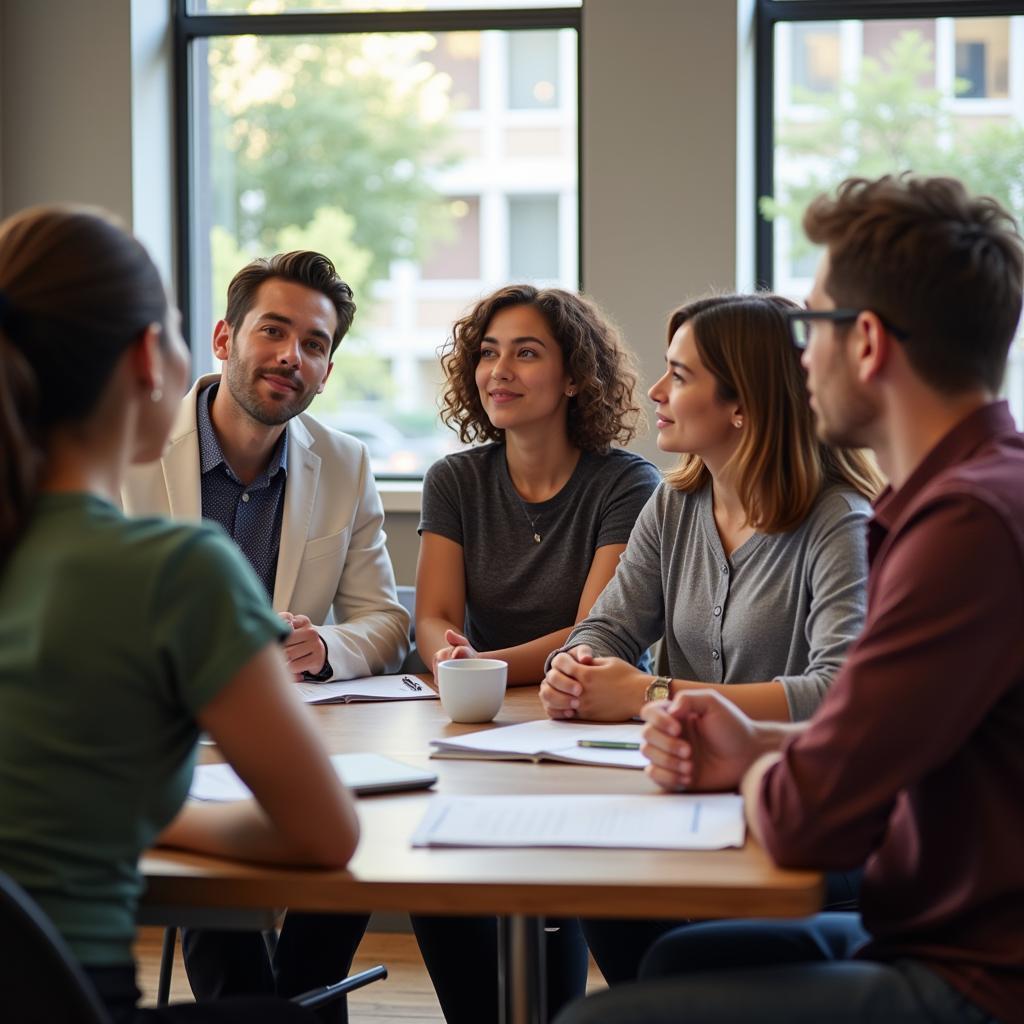 Focus Group Participants Sharing Opinions