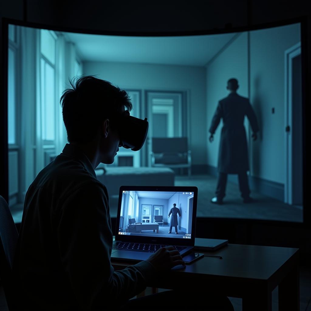 Virtual Reality Simulation of a Haunted House