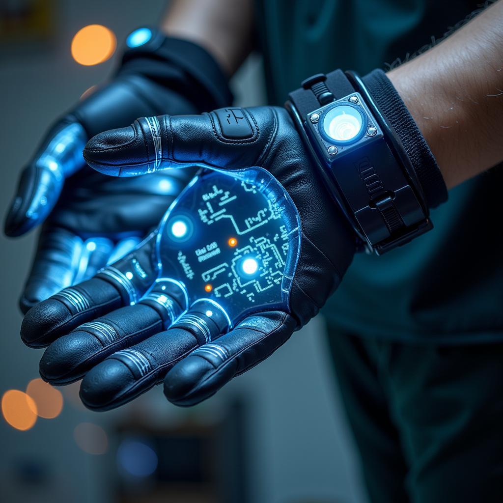 Conceptual image showcasing potential advancements in Onward Research Gloves technology