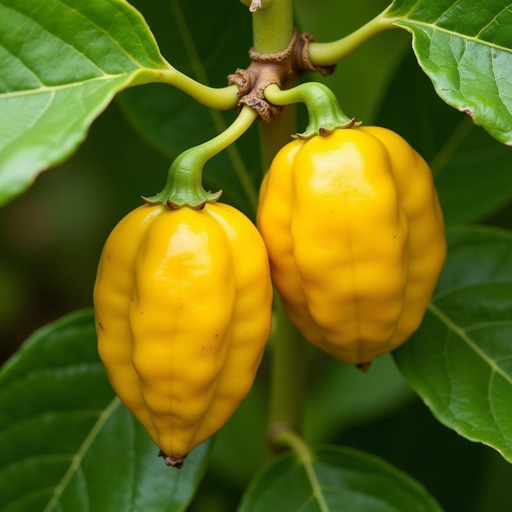 Close-up of garcinia cambogia fruit