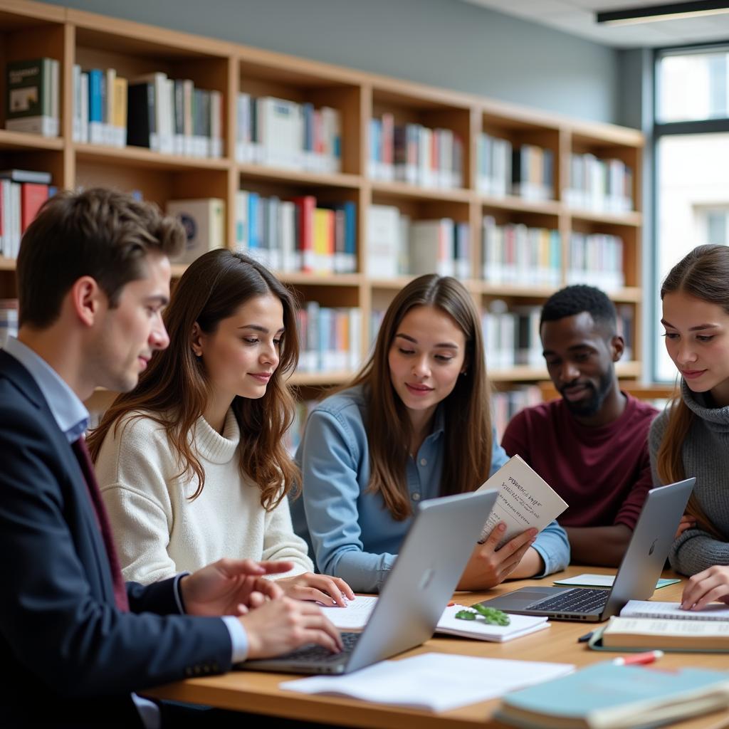 Geneva Political Science Students Studying