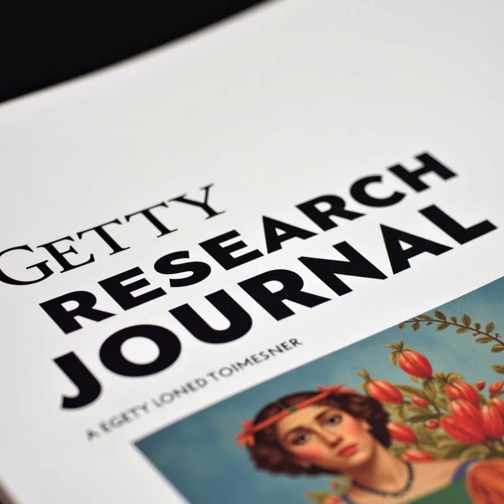 Getty Research Journal Cover