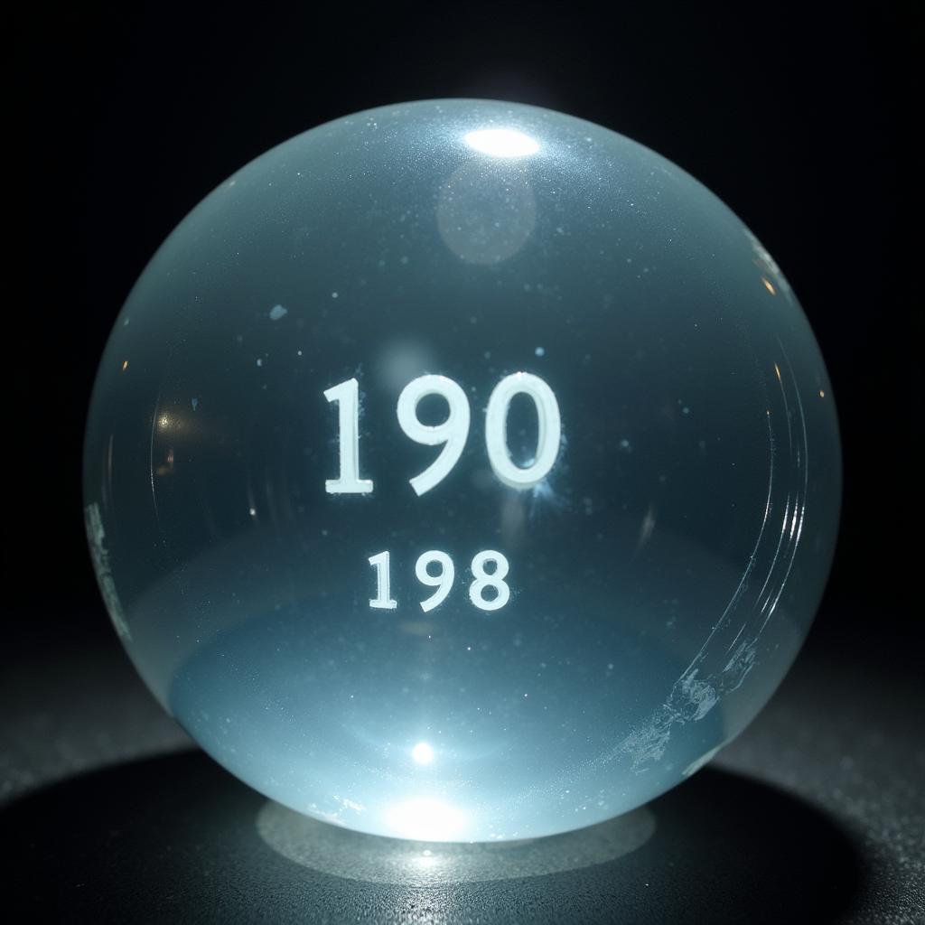 Glowing Crystal Ball