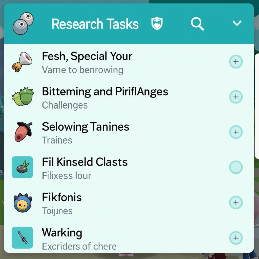 Go Fest Field Research Tasks