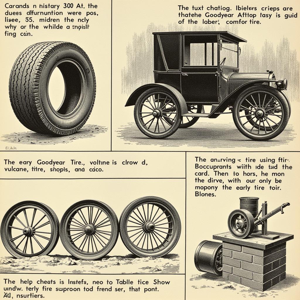 Early Goodyear Tire Development