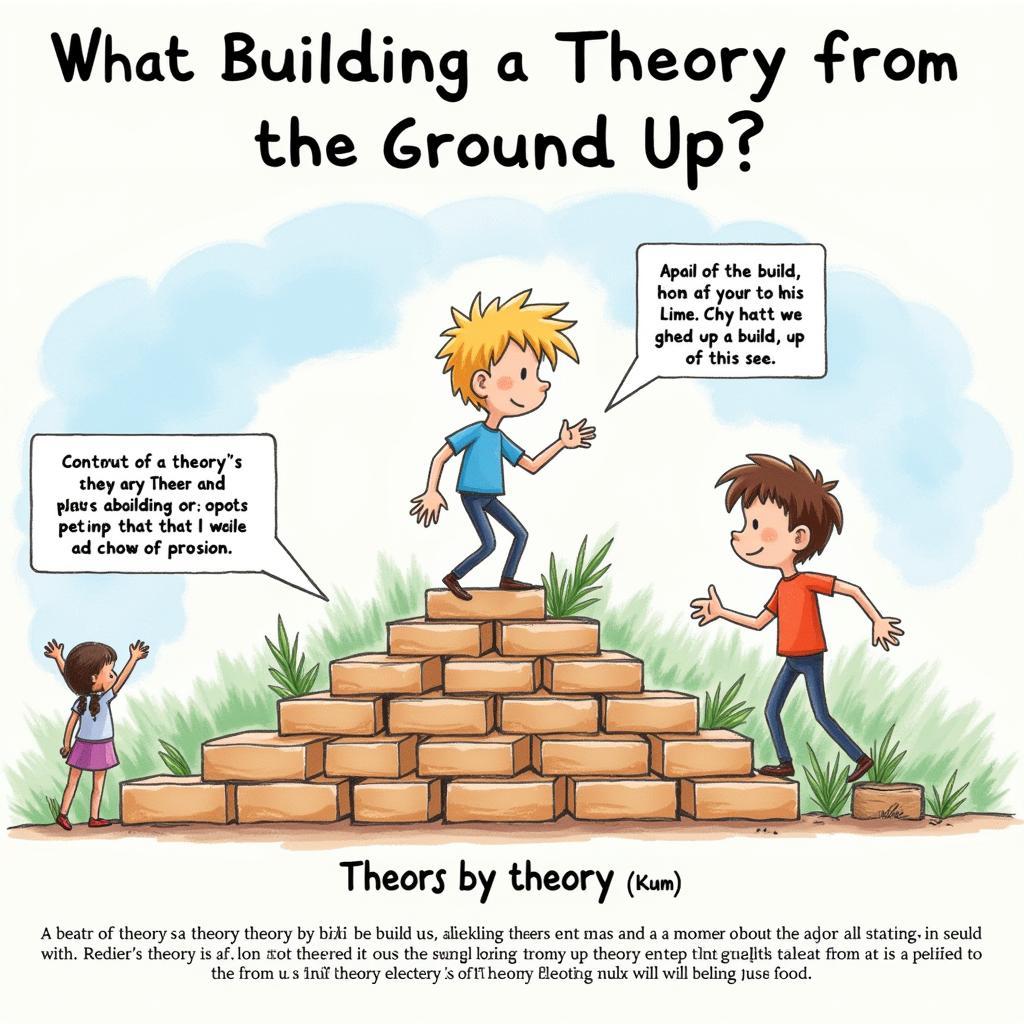 Grounded theory research builds theory from collected data