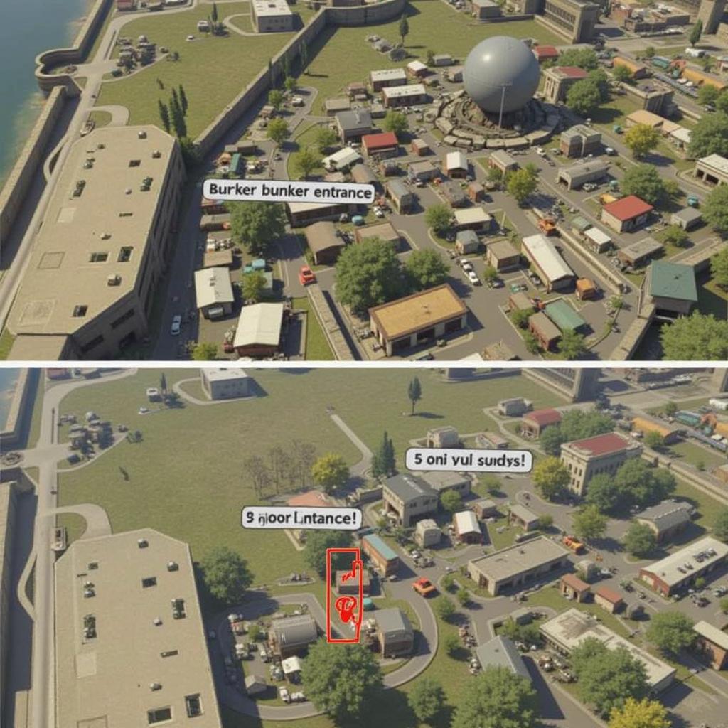 GTA 5 Bunker Map with Potential Locations