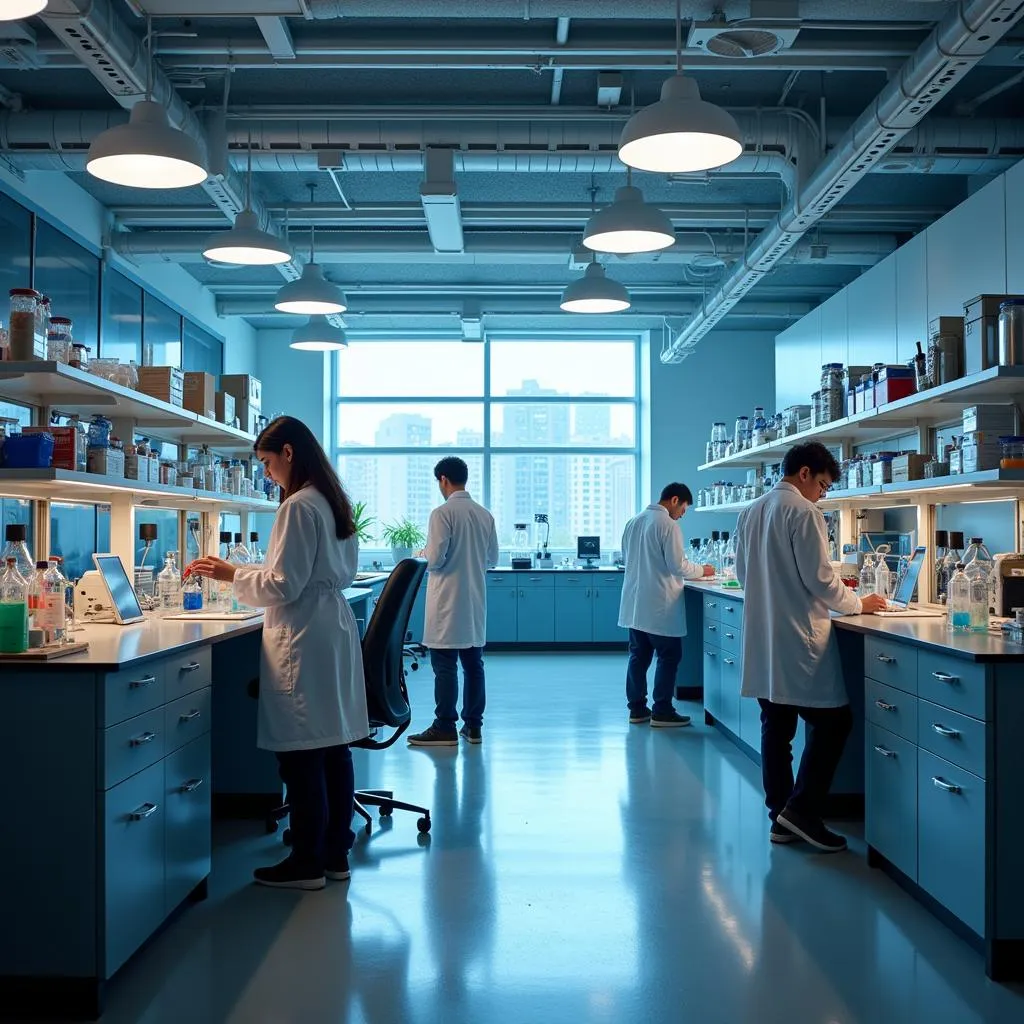 Inside a GTRI research laboratory