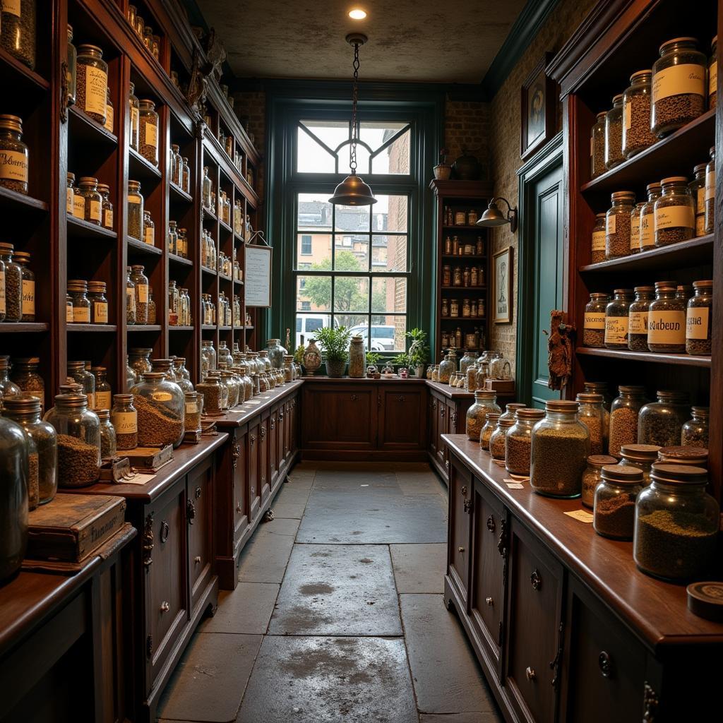 Antique herbalist shop in Hammersmith