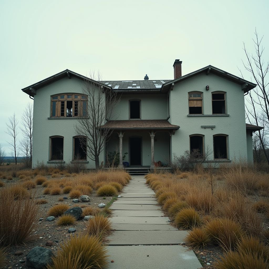 Abandoned Hancock Research Station Exterior