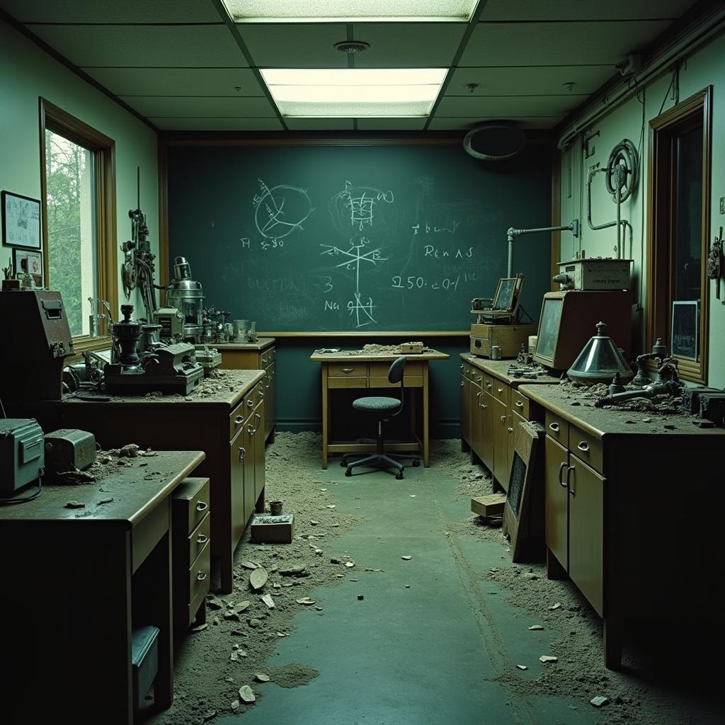 Derelict Laboratory Inside Hancock Research Station