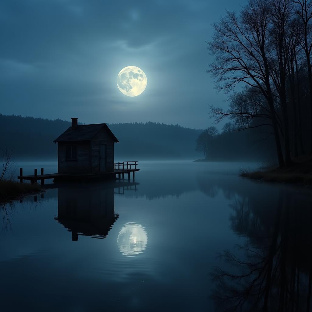 Haunted Lake Reflection