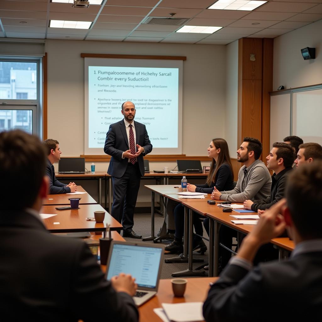 History Professor Engaging Students