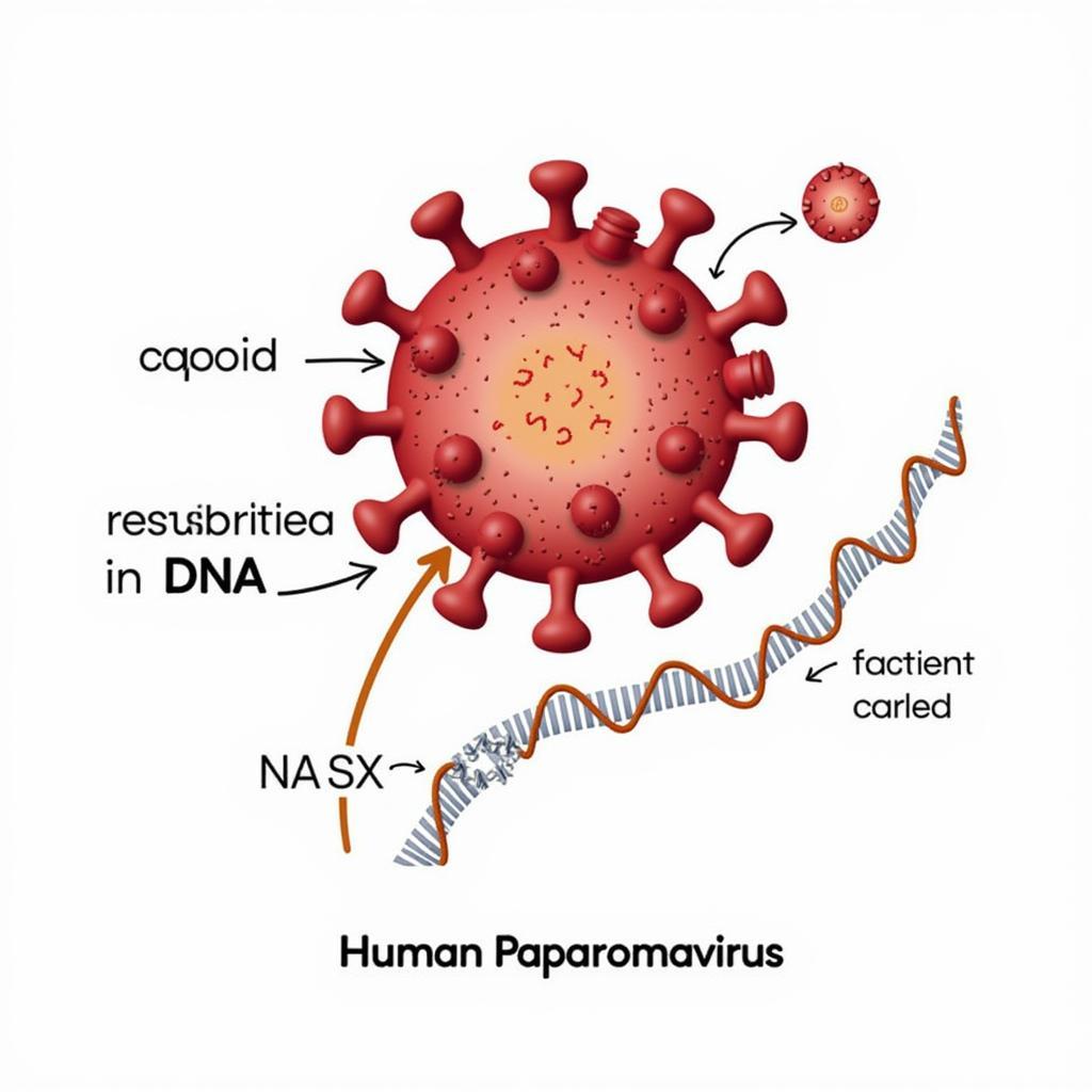 HPV Virus Structure Illustration